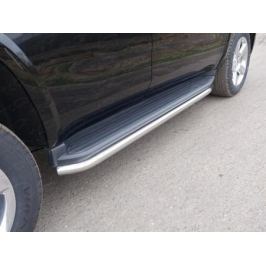 Защита штатного порога 42мм CHEVTAH16-08 Chevrolet Tahoe IV 2015-