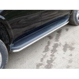 Защита штатного порога 50мм CHEVTAH16-21 Chevrolet Tahoe IV 2015-