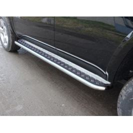 Защита порогов 60мм CHEVTAH16-06 Сhevrolet Tahoe IV 2015-